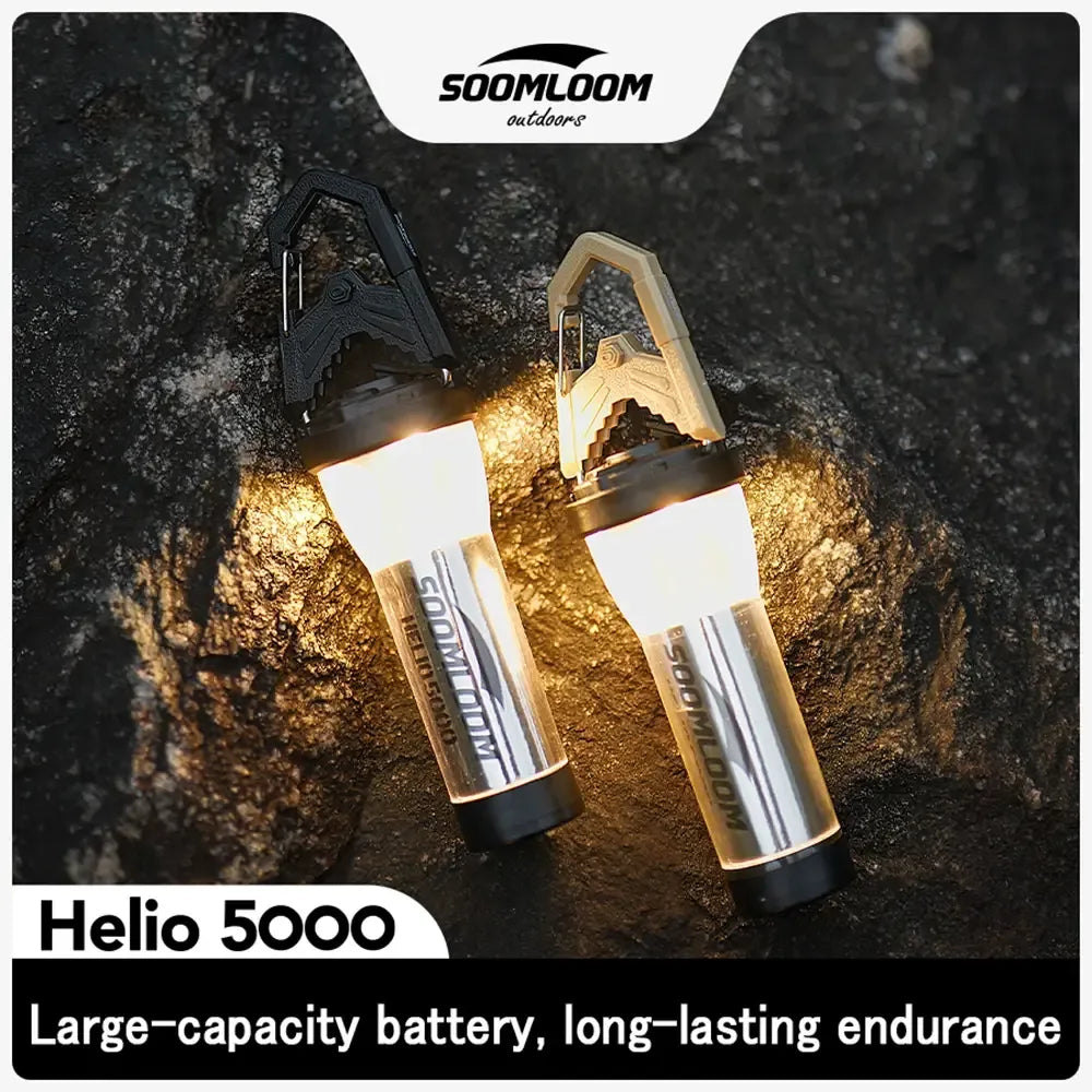 Soomloom Helio 5000 Camping Laterne - 5000mAh, IPX4 – clever-campen Camping & Outdoor Schweiz