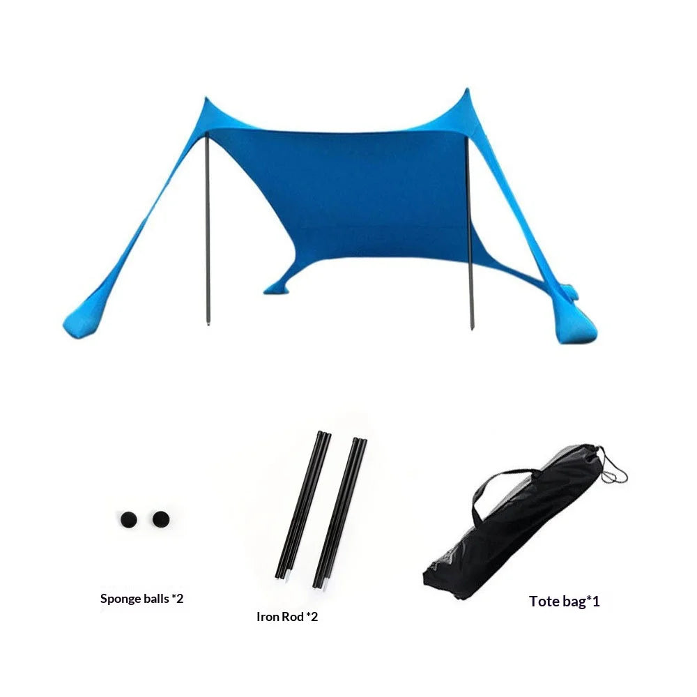 Sonnensegel für Strand und Camping – UV-Schutz und Windfest