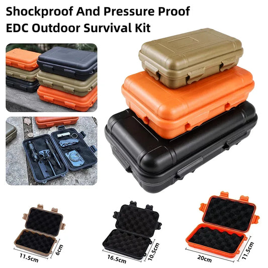 Wasserdichte Outdoor Survival Box für Camping – clever-campen Camping & Outdoor Schweiz