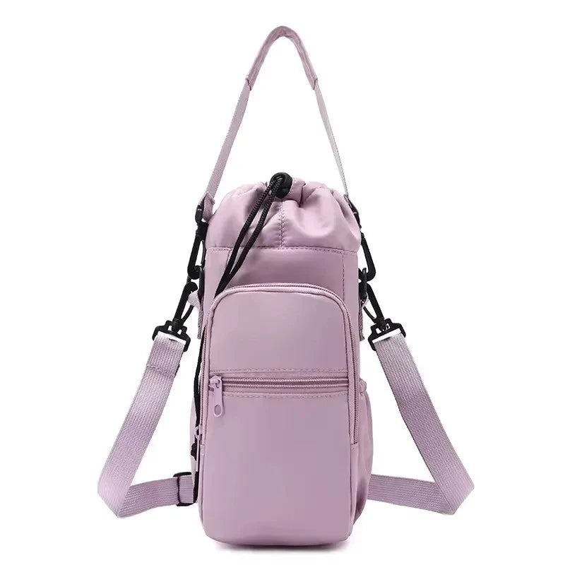 Tragbare Wasserflasche Tasche mit verstellbarem Gurt