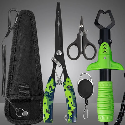 Funktionale Angelzange aus Edelstahl mit Schneidefunktion – clever-campen Camping & Outdoor Schweiz