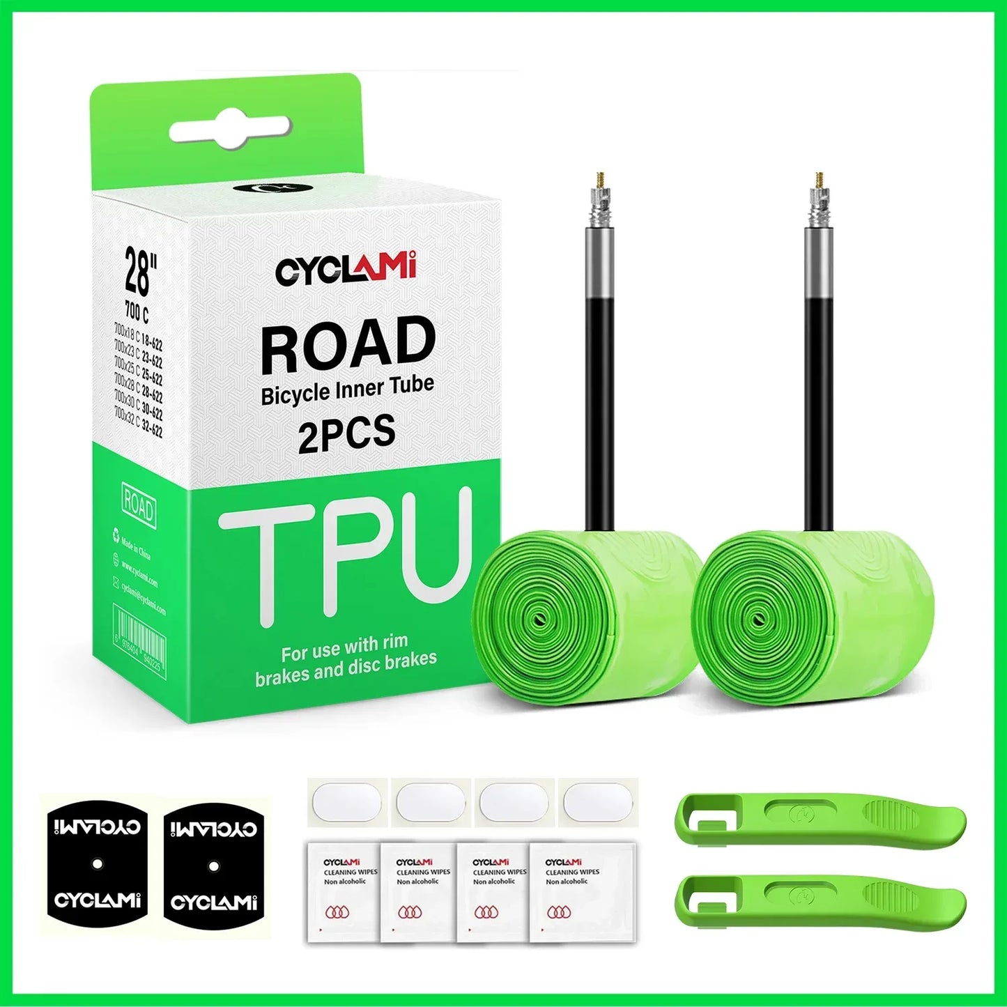 TPU Fahrradschlauch 700C 2er Set für Rennrad und MTB – clever-campen Camping & Outdoor Schweiz