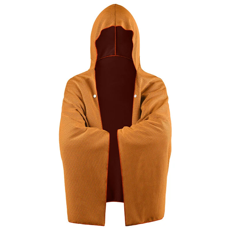 Kühlender Kapuzen-Poncho – 4-in-1 Überwurf