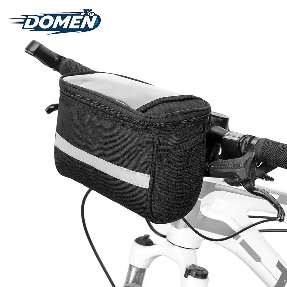 Fahrrad Lenkertasche mit reflektierendem Streifen – clever-campen Camping & Outdoor Schweiz