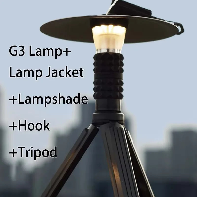 LED Campinglampe mit 3000mAh Akku für Zelte