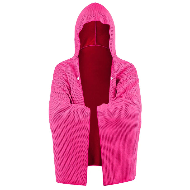 Kühlender Kapuzen-Poncho – 4-in-1 Überwurf