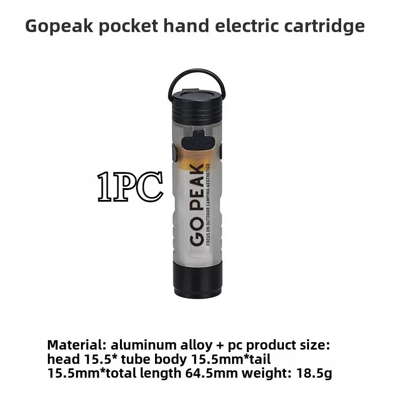 GOPEAK Mini Taschenlampe mit Schlüsselanhänger für Outdoor