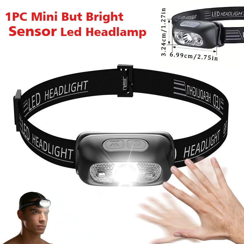 2025 Neue Ohr-Hängende Stirnlampe, 1000 Lumen LED