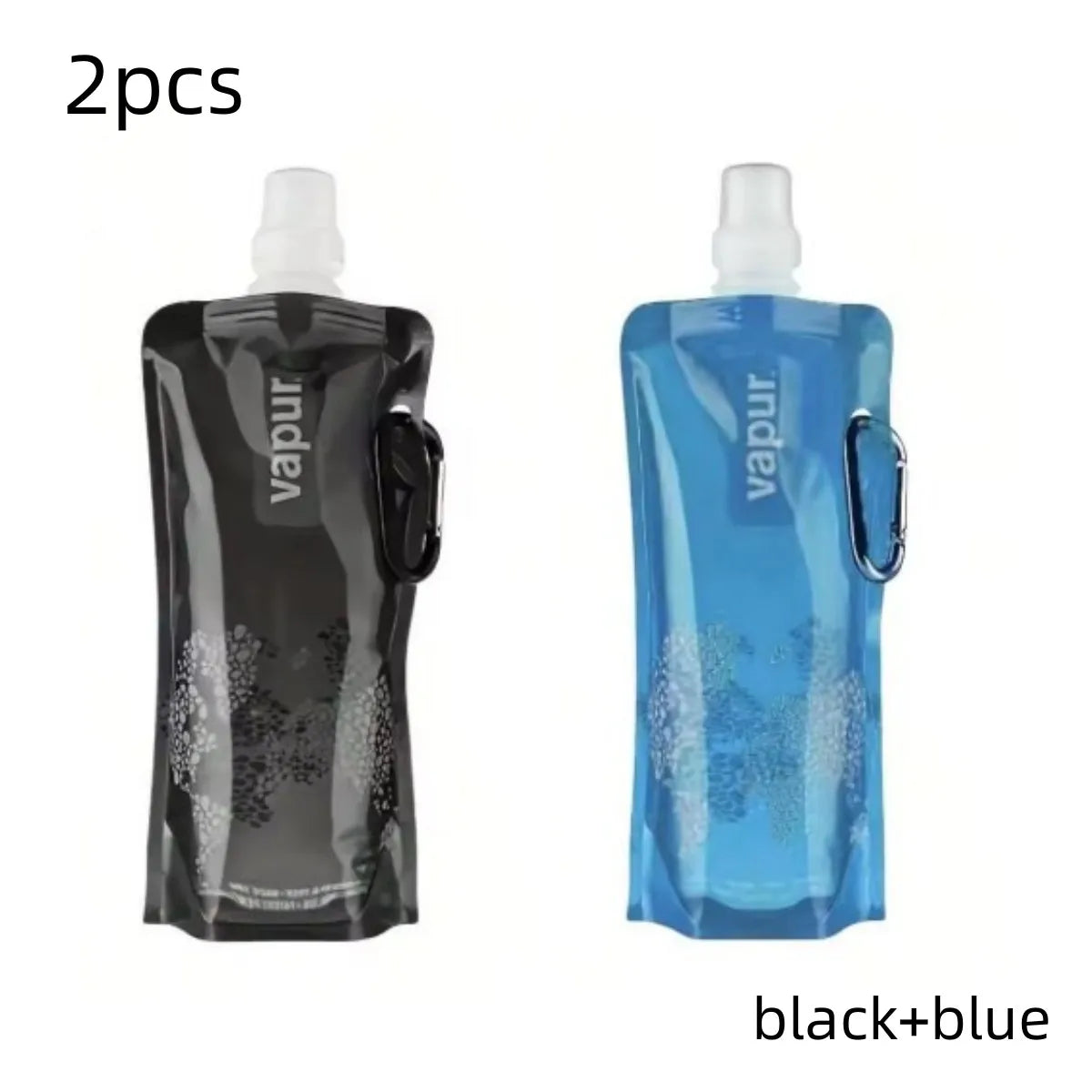500ML Faltbare Silikon Trinkflasche für Outdoor Aktivitäten