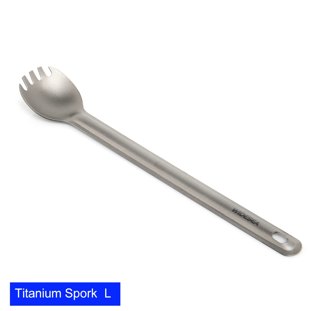 Widesea Camping Titan Besteckset – Spork, Löffel und Gabel