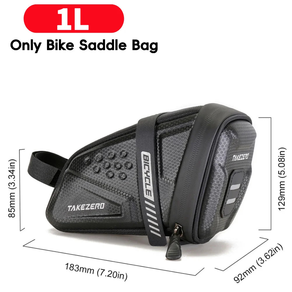 Velo-Satteltasche 1L – Robust & Reflektierend