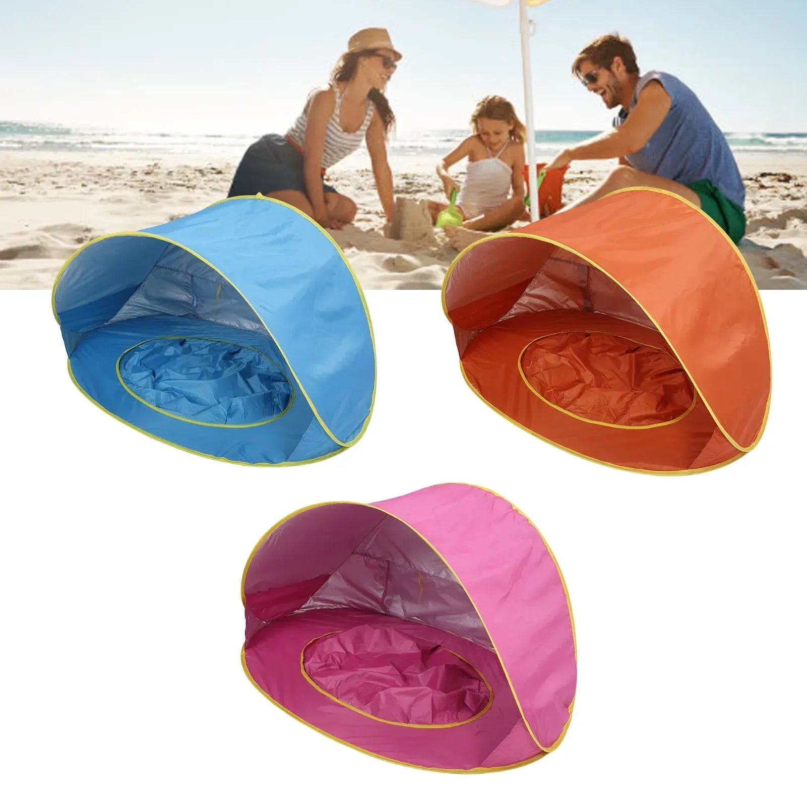 Strandzelt Sonnenschutz für Kinder – Wind- und wasserfest – clever-campen Camping & Outdoor Schweiz