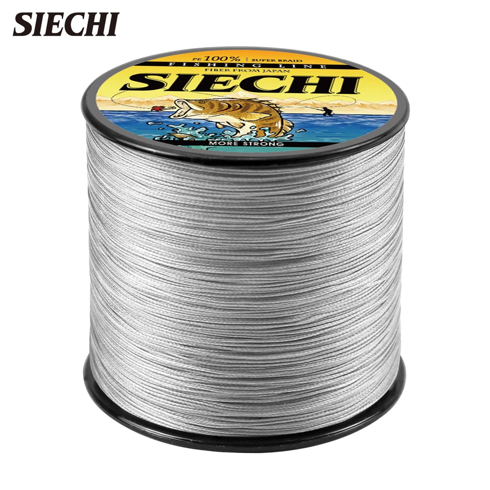 SIECHI 8 Stränge Geflochtene Angelschnur 300M MultiColor