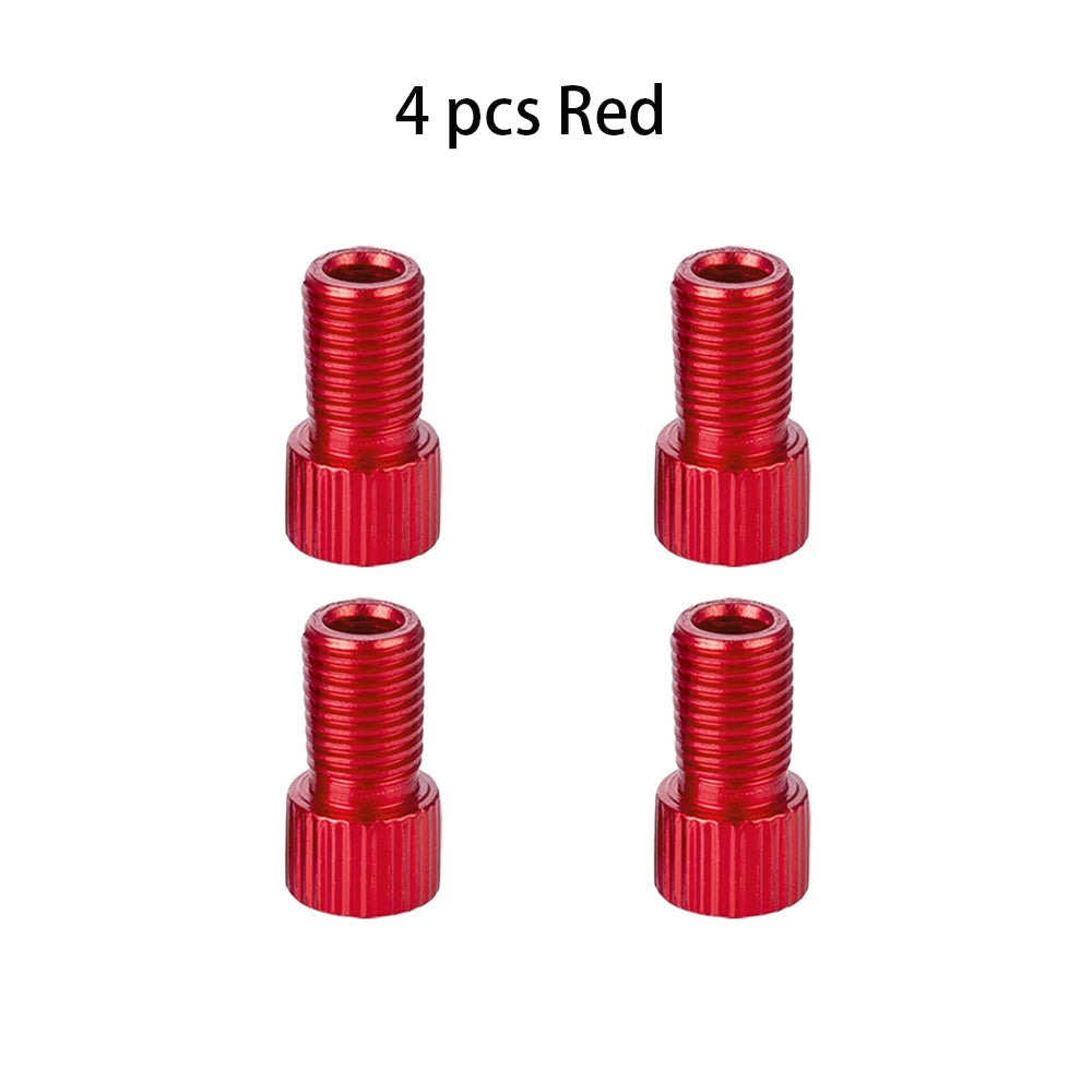 10 Farben Aluminium Ventiladapter Presta zu Schrader