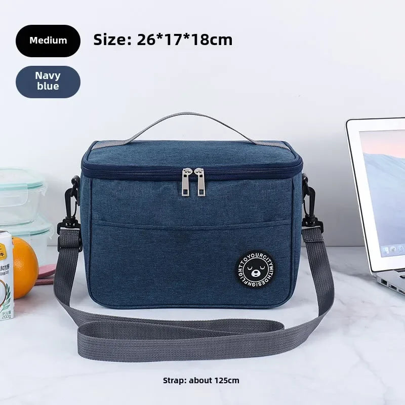 Isolierte Lunchbox mit Schultergurt – Wasserdicht