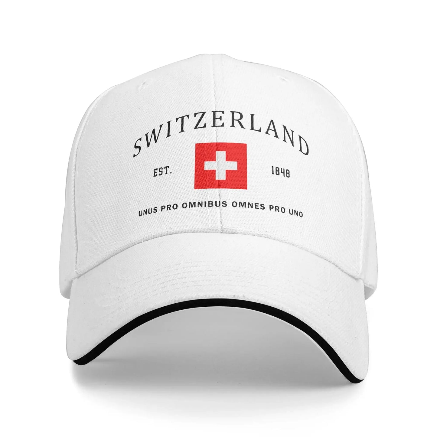Schweiz Flagge Baseball Cap Unisex – Verstellbar – clever-campen Camping & Outdoor Schweiz
