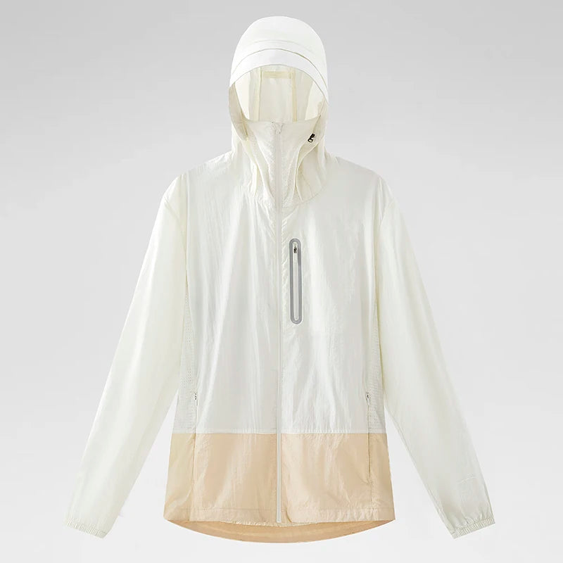 Wasserdichte UV-Schutzjacke mit UPF 50+ für Outdoor