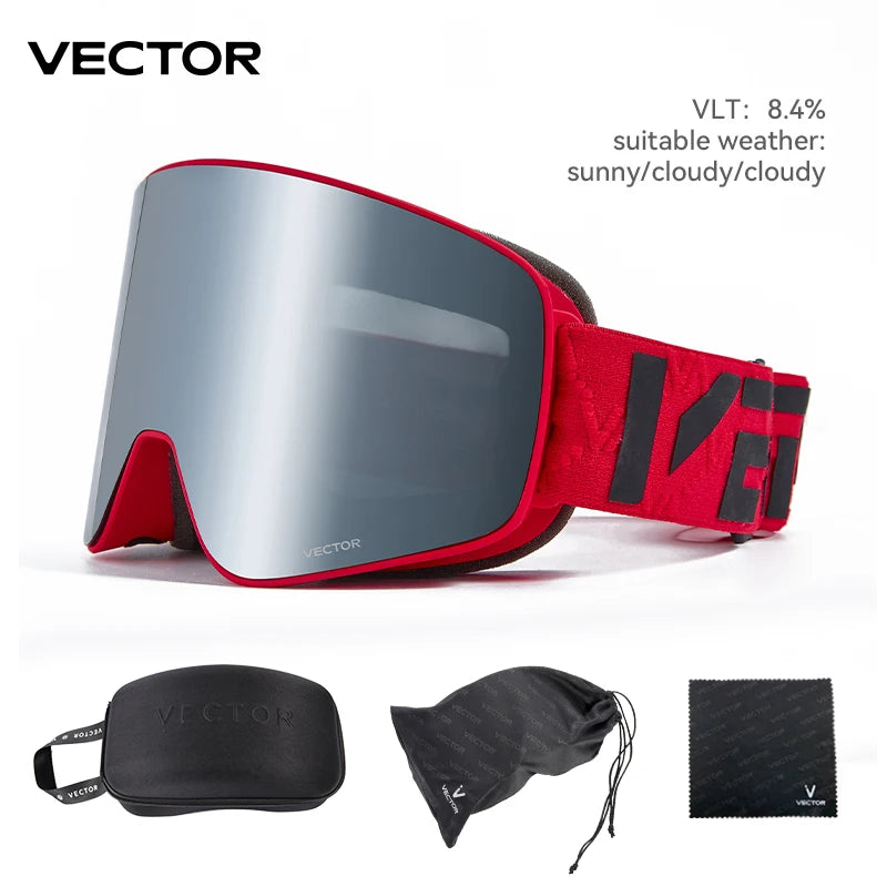 VECTOR Doppel-Lagen Anti-Beschlag Ski-Goggles UV400