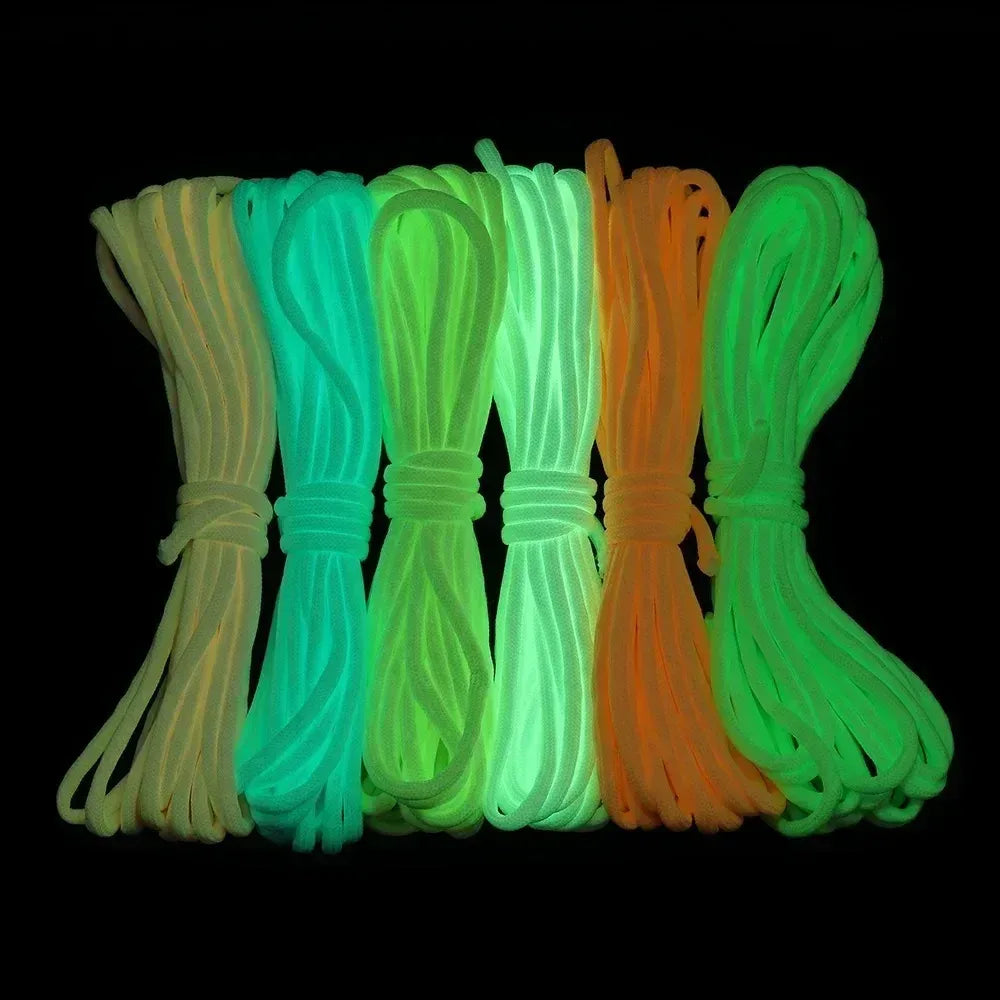 Leuchtendes Paracord 9 Stränge 4mm Nylon für Outdoor – clever-campen Camping & Outdoor Schweiz
