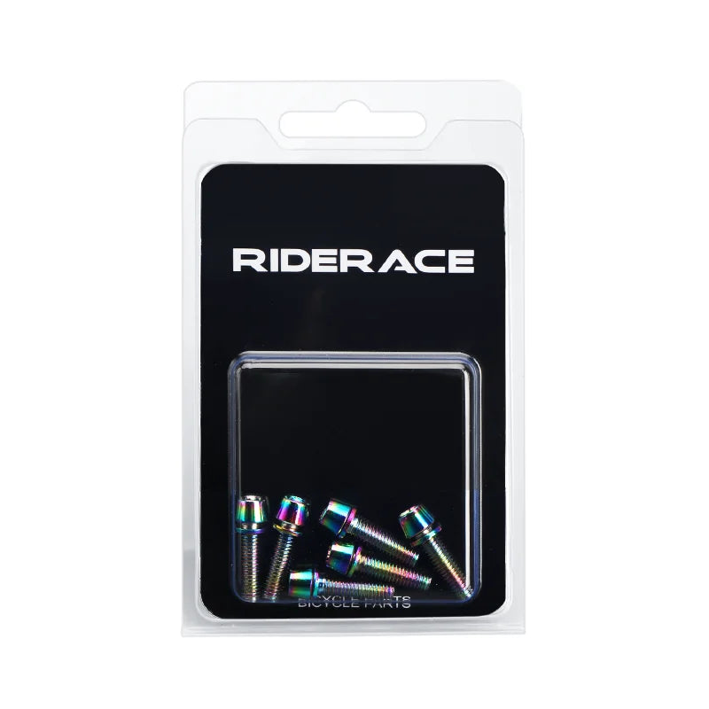Bunte Titanbeschichtete M5*18MM Fahrradlenker Schrauben Set
