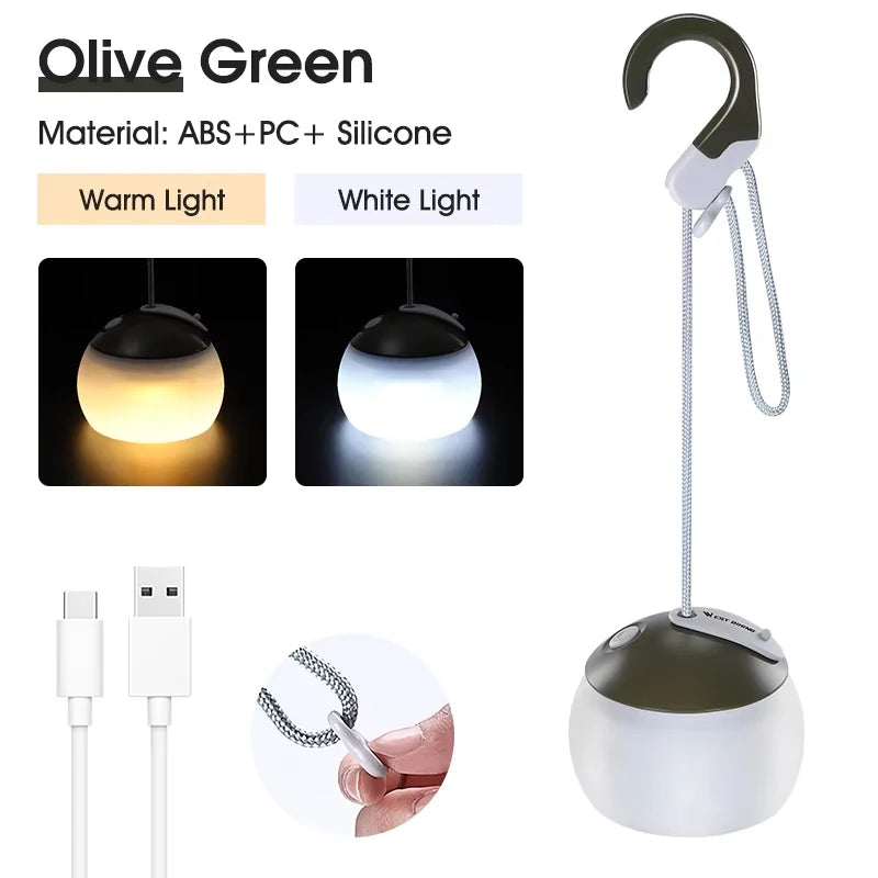 Hängende Campinglampe