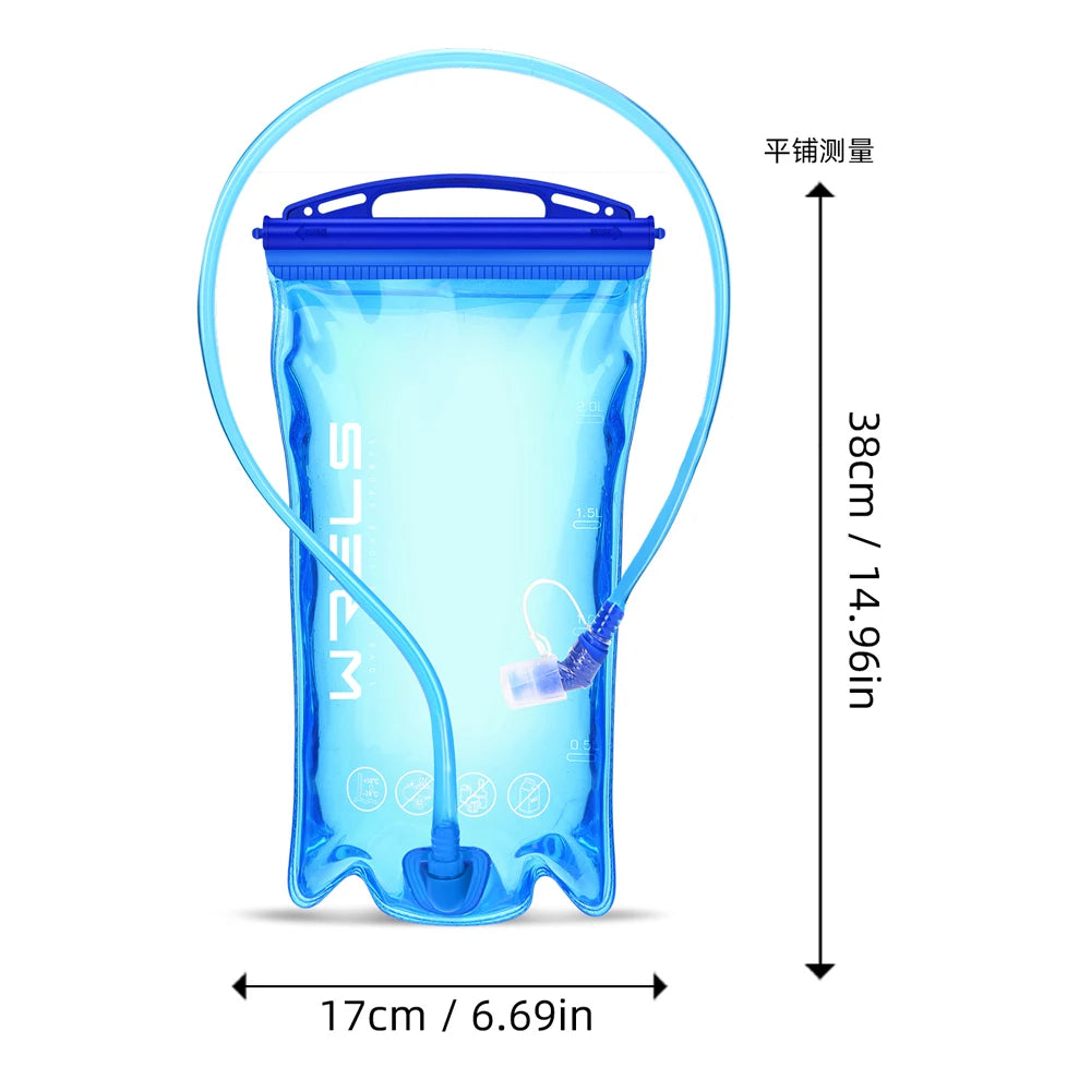 WRELS Trinkblase 1L/2L/3L für Outdoor und Camping