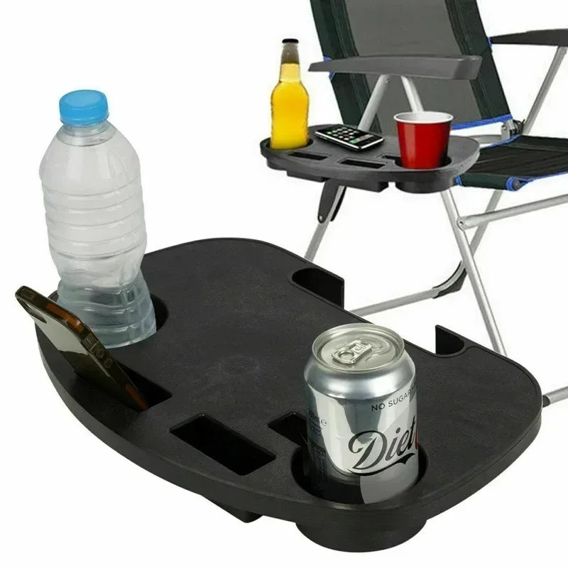 Faltbarer Getränkehalter für Campingstuhl – clever-campen Camping & Outdoor Schweiz