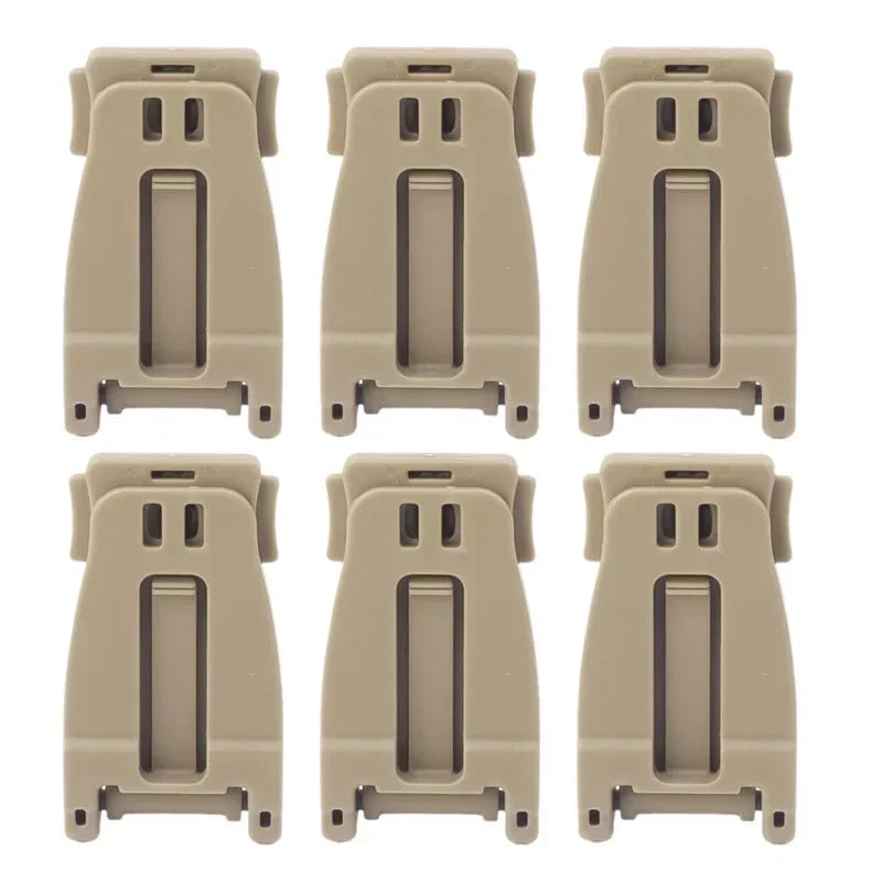 6er Set MOLLE Clip Tactical Strap Verbindungsschnallen