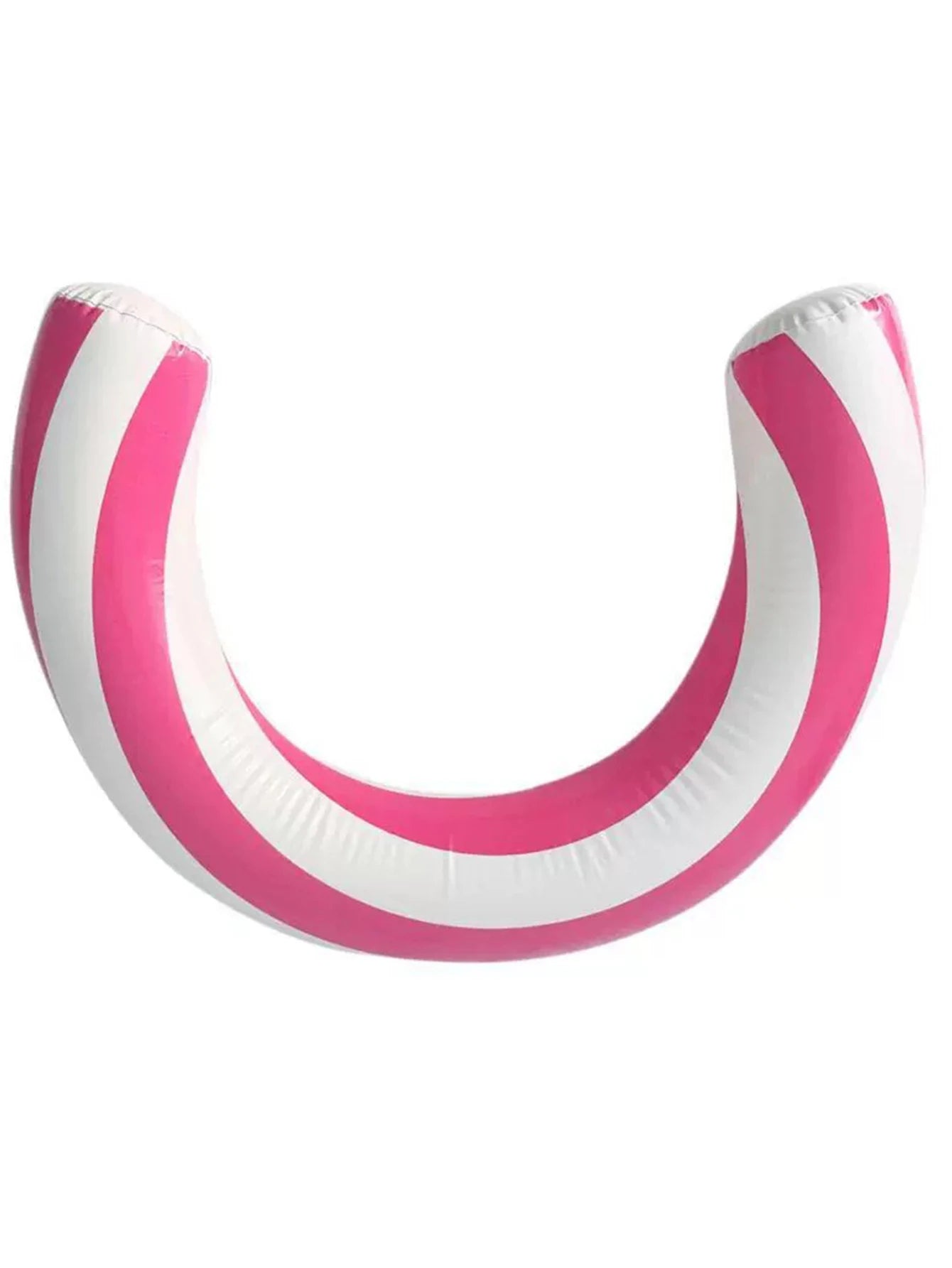 Gestreifter U-förmiger PVC Schwimmring für Pool und Strand