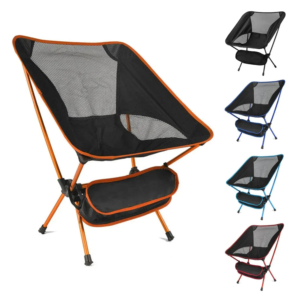 Ultraleichter Faltstuhl mit Rückenlehne für Angeln – clever-campen Camping & Outdoor Schweiz