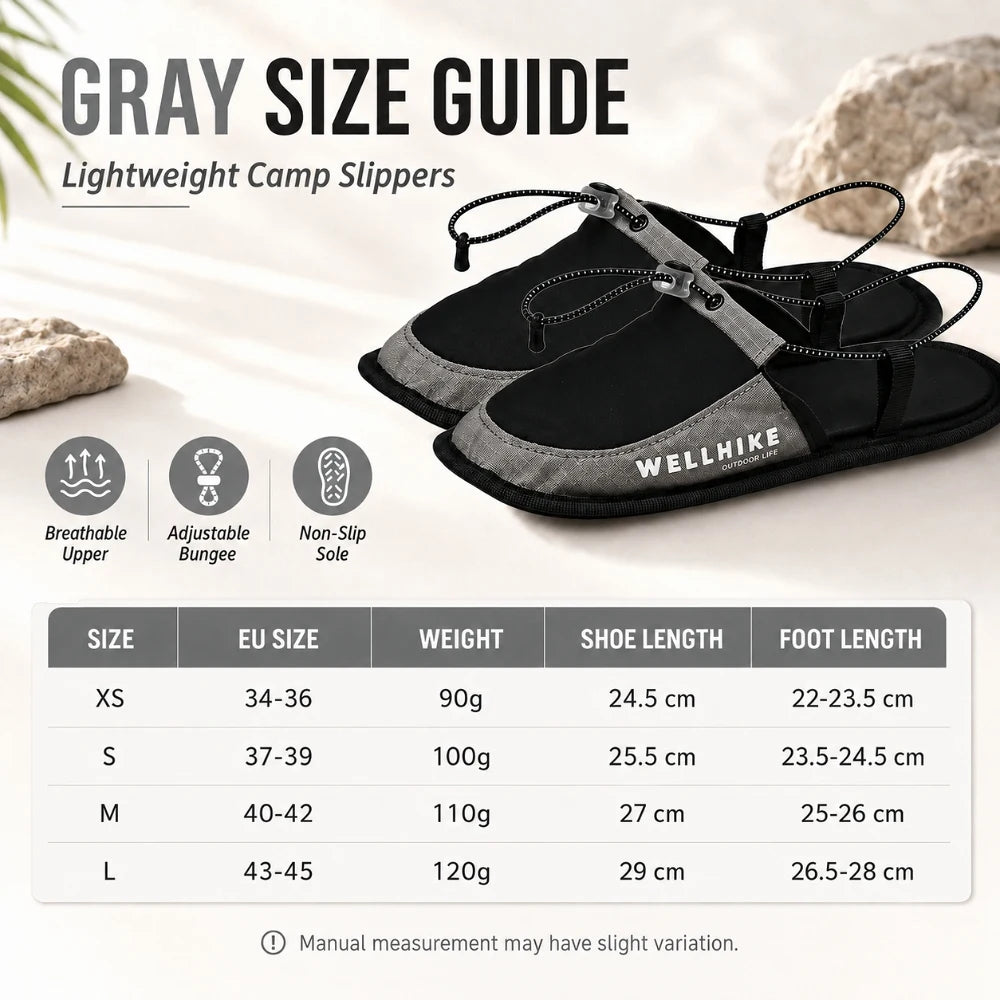 Faltbare Wasserschuhe für Strand und Camping