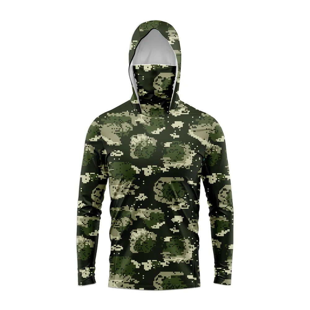 Hooded Fishing Shirt mit UV-Schutz für Angler