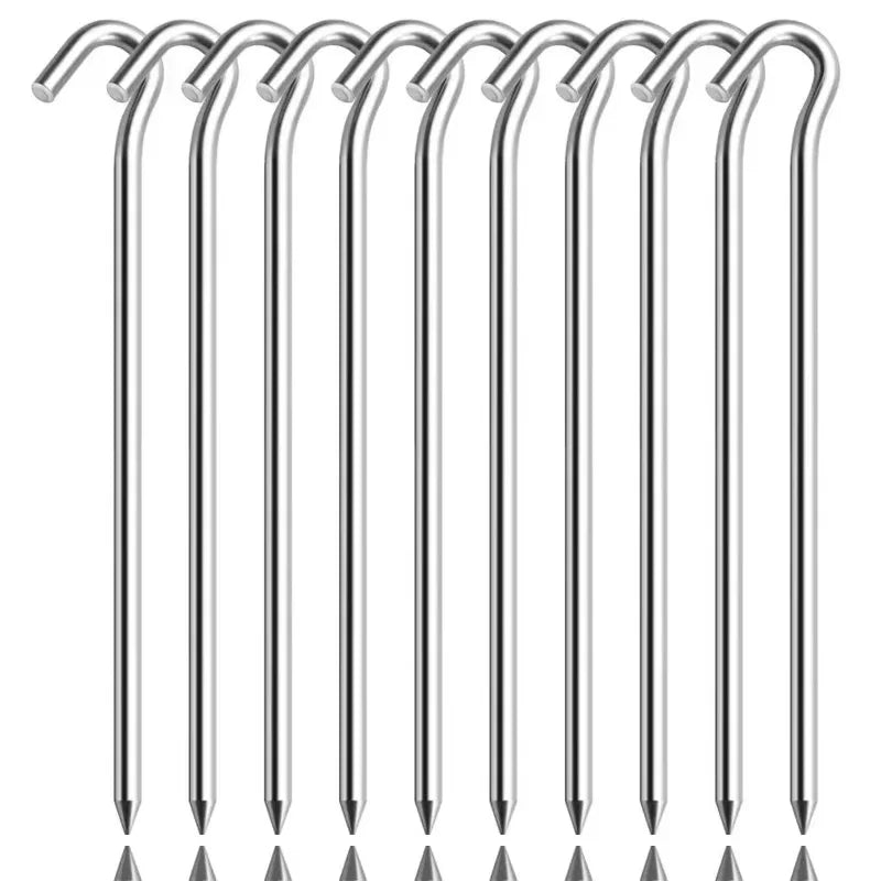 Leichte Zeltpflöcke aus Aluminium 18 cm für Camping