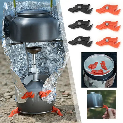 Tragbarer Gasbehälter-Ständer für Campingkocher – faltbar – clever-campen Camping & Outdoor Schweiz