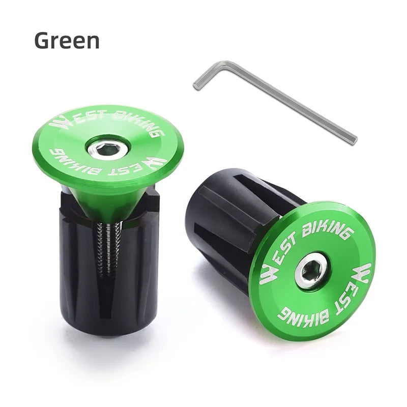 West Biking Aluminium Lenker-Endkappen für Fahrräder