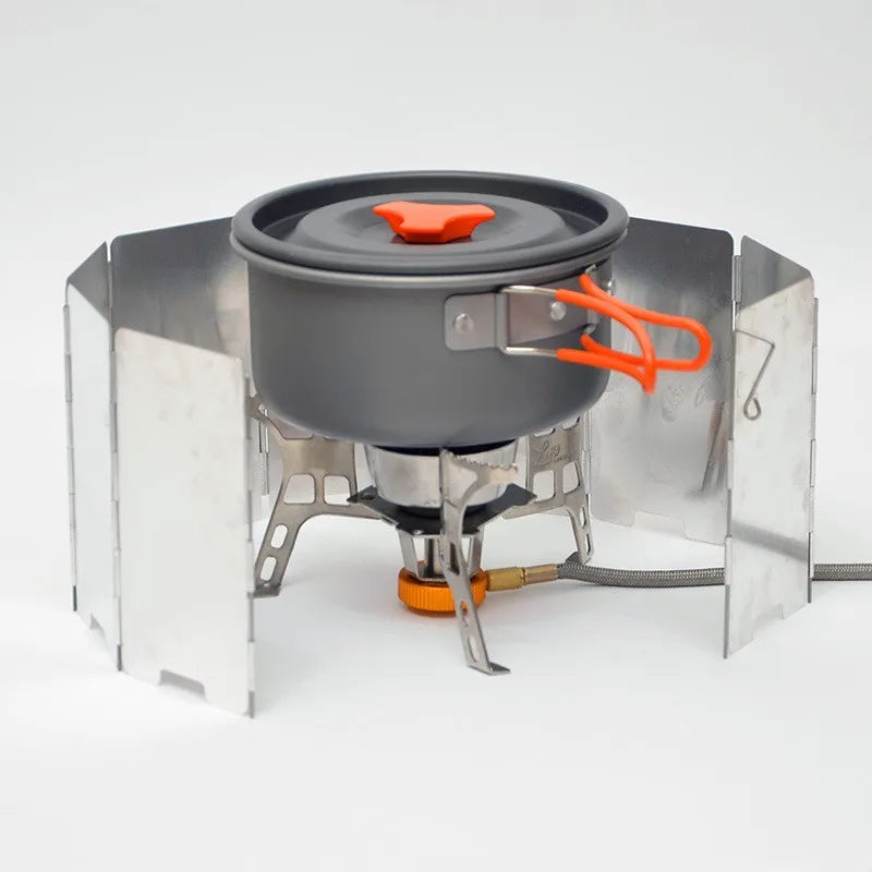 Windschutz für Campingkocher aus Aluminiumlegierung
