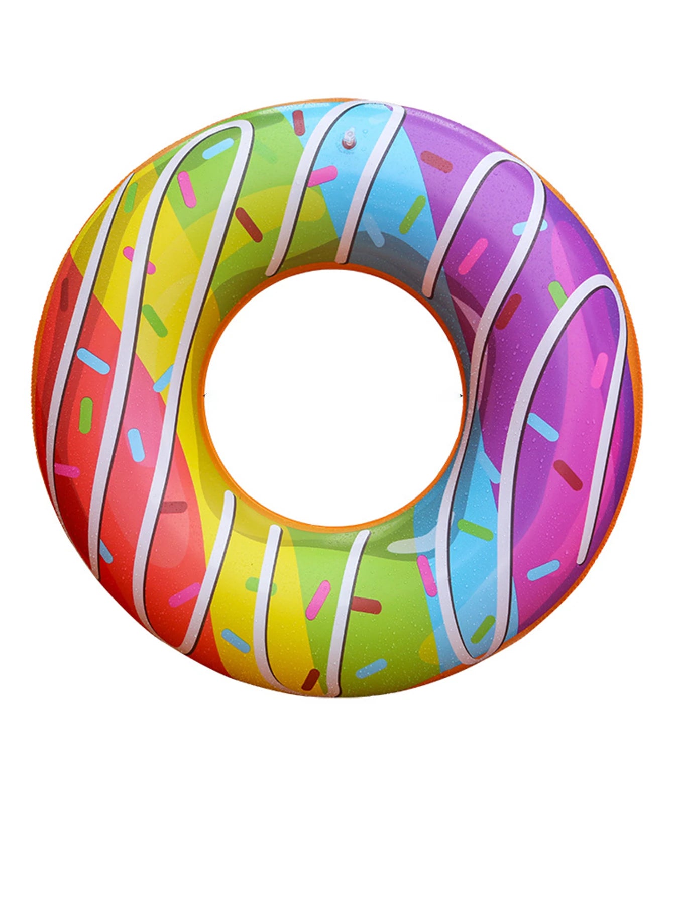 Gestreifter U-förmiger PVC Schwimmring für Pool und Strand