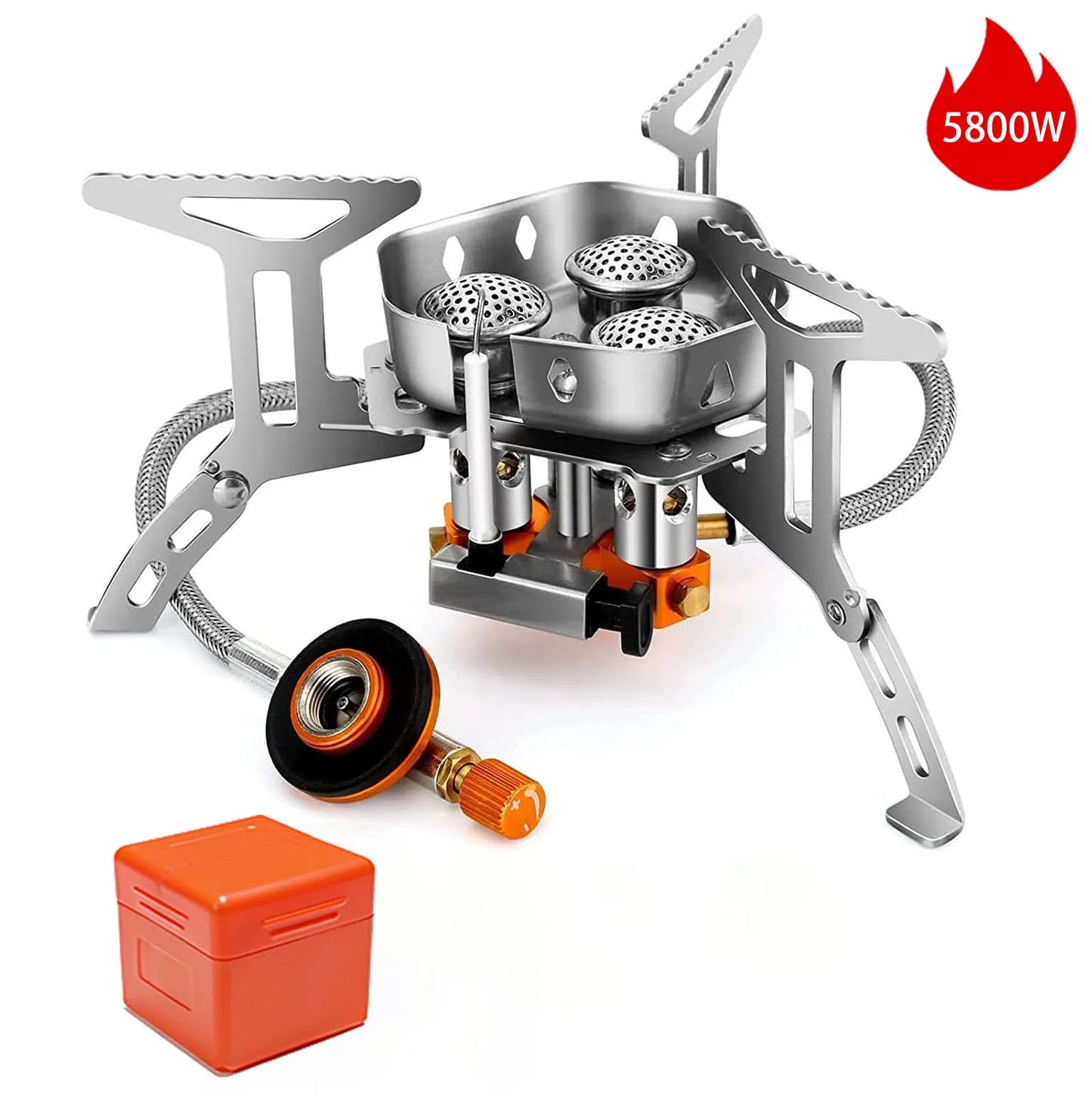 Camping Windproof Gas Stove 3500W – Tragbarer Kocher