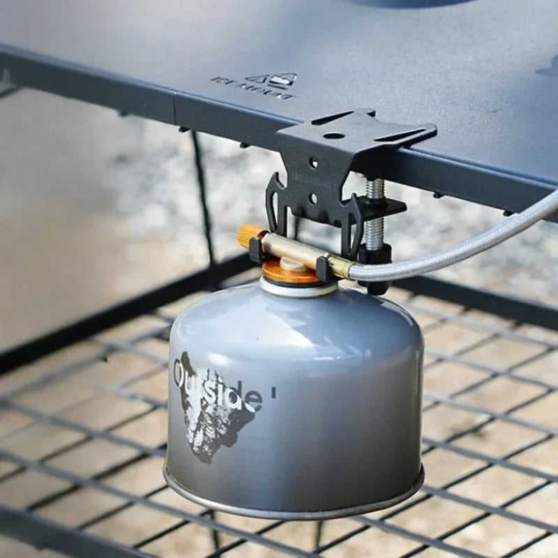 Gasflaschen-Haken für Campingtische – clever-campen Camping & Outdoor Schweiz