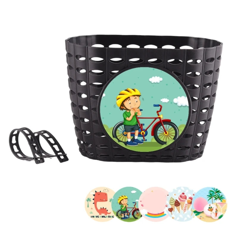 Wasserdichter Fahrradkorb für Kinder mit Befestigungsriemen
