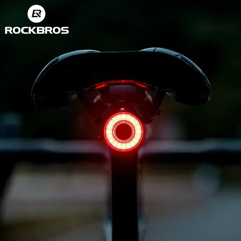 ROCKBROS Smart Fahrrad Rücklicht IPX6 Wasserdicht – clever-campen Camping & Outdoor Schweiz