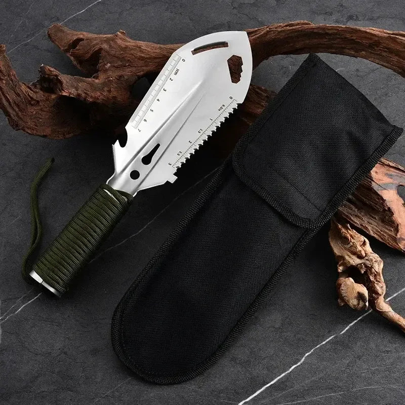 Camping Ingenieur Schaufel aus Edelstahl für Survival – clever-campen Camping & Outdoor Schweiz
