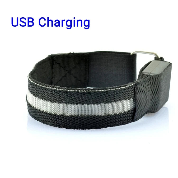 LED Sicherheitsarmband USB wiederaufladbar für Outdoor-Sport