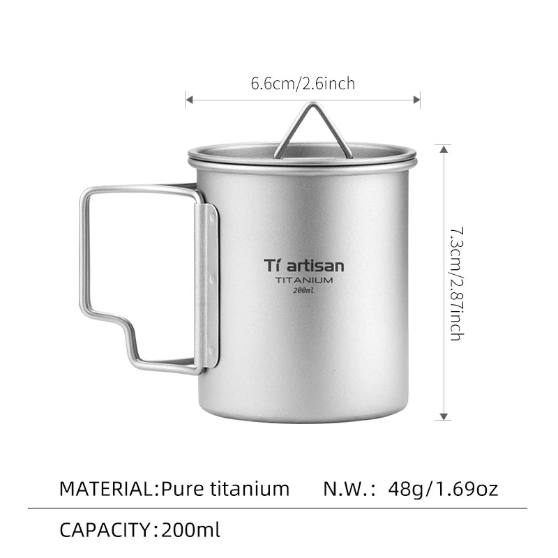 Tiartisan Titan Camping Geschirrset mit Töpfen und Besteck