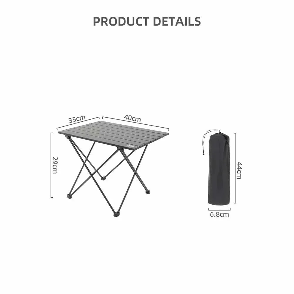 TARKA Klappbarer Campingtisch aus Aluminium – leicht
