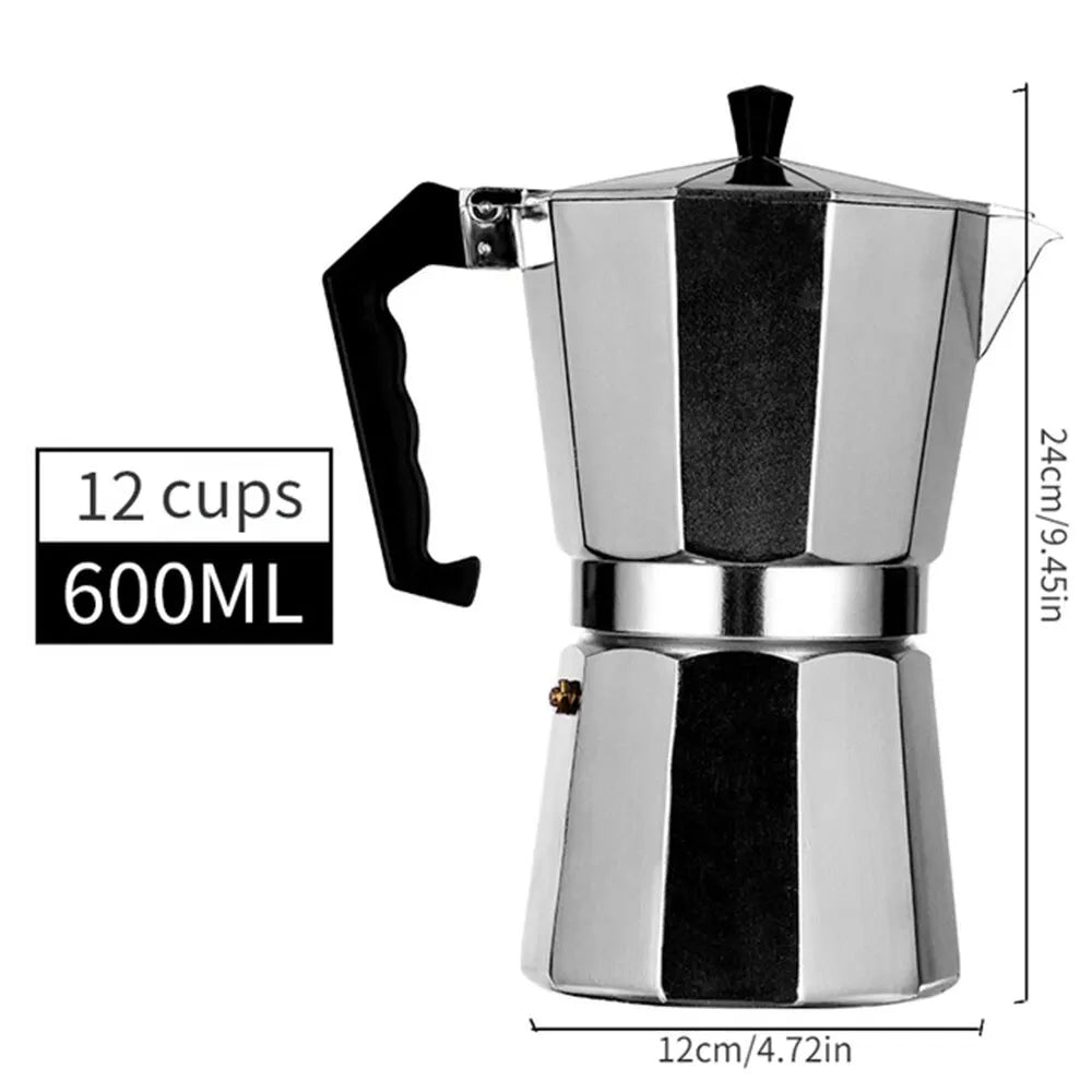 Aluminium Moka Kaffeekanne für Camping und Outdoor