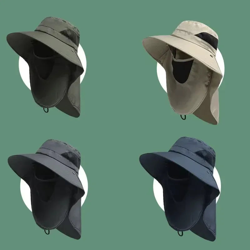 Wander-Cap mit UV-Schutz und Nackenklappe für Outdoor – clever-campen Camping & Outdoor Schweiz