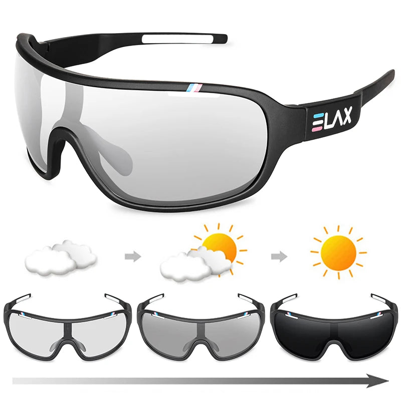 ELAX Polarized Photochromic UV400 Wander-Sonnenbrillen