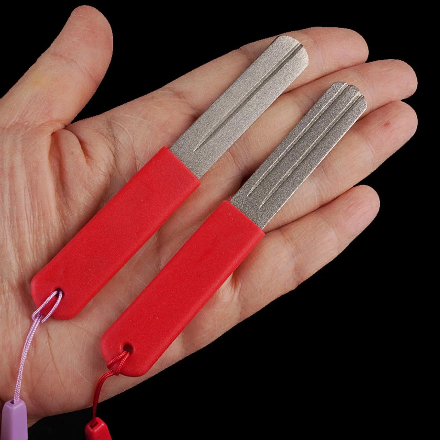 Adamas Angelhaken Schleifer - Tragbar, Anti-Rutsch, 3 Rillen