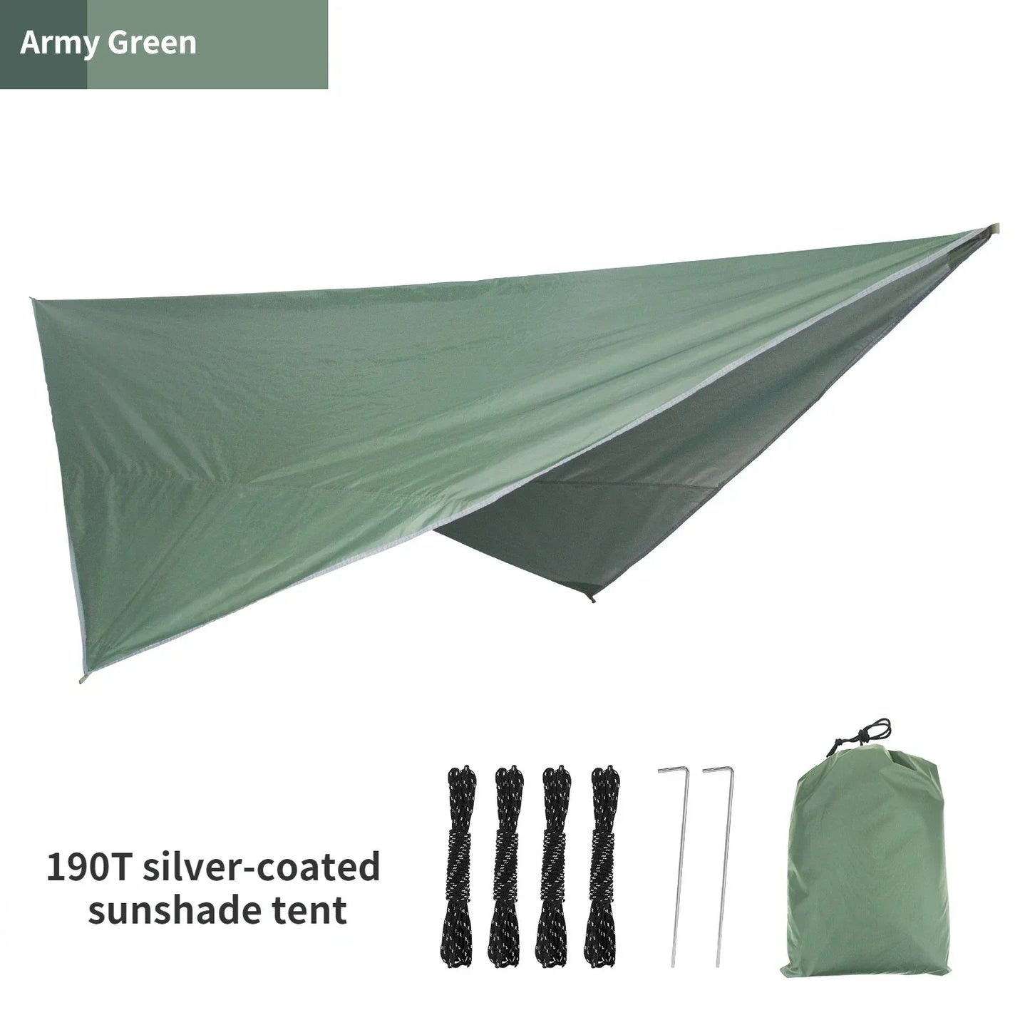 190T Rhombus Wasserdichtes Tarp für Hängematten